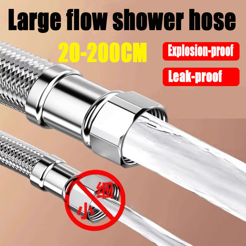 Flexible Hose Braided - 20/40/60/80/100/150/200cm g1/2 Polegada encanamento à prova