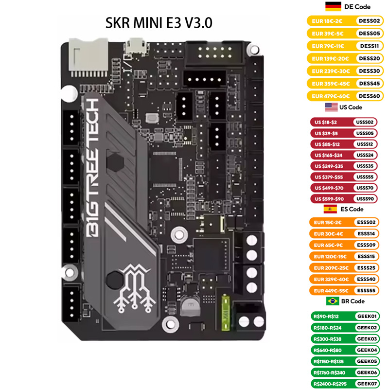 Creality Printer K1 - Bigtreetech skr mini e3 v3.0 placa-mãe
