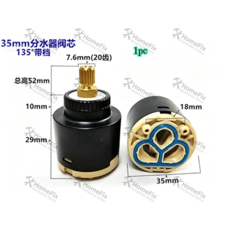 1 Peça Cartucho de Válvula Cer - Basin Mixer Cartridge avaliação e preço